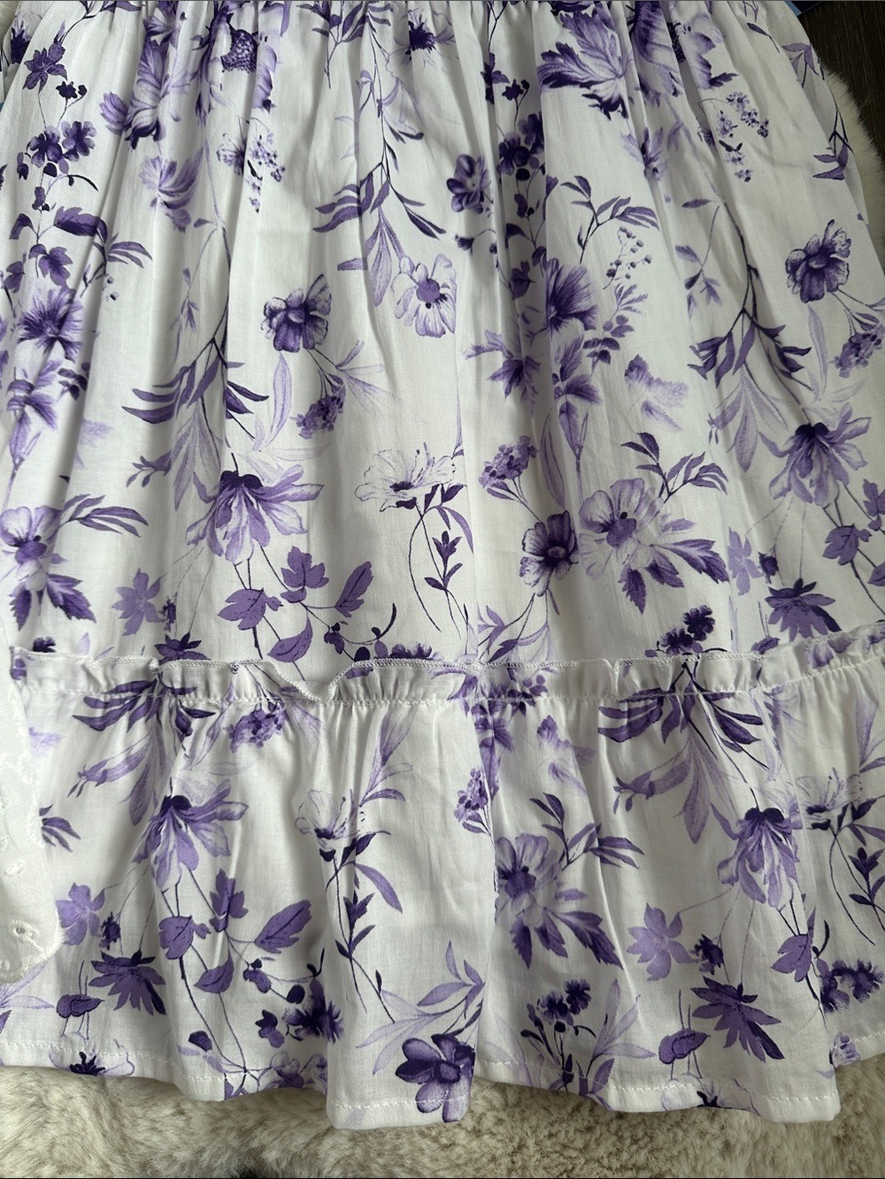 Girls' Ruffle Sleeve Dress Gap 6/6X - Picture 5 of 6